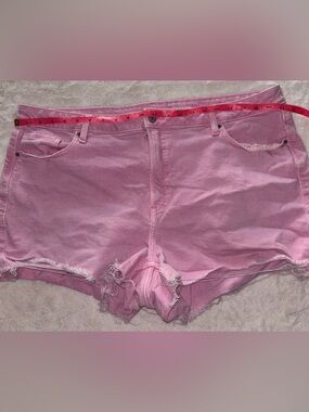 Ladies Old Navy Pink High-Rise OG Straight Jeans size 22